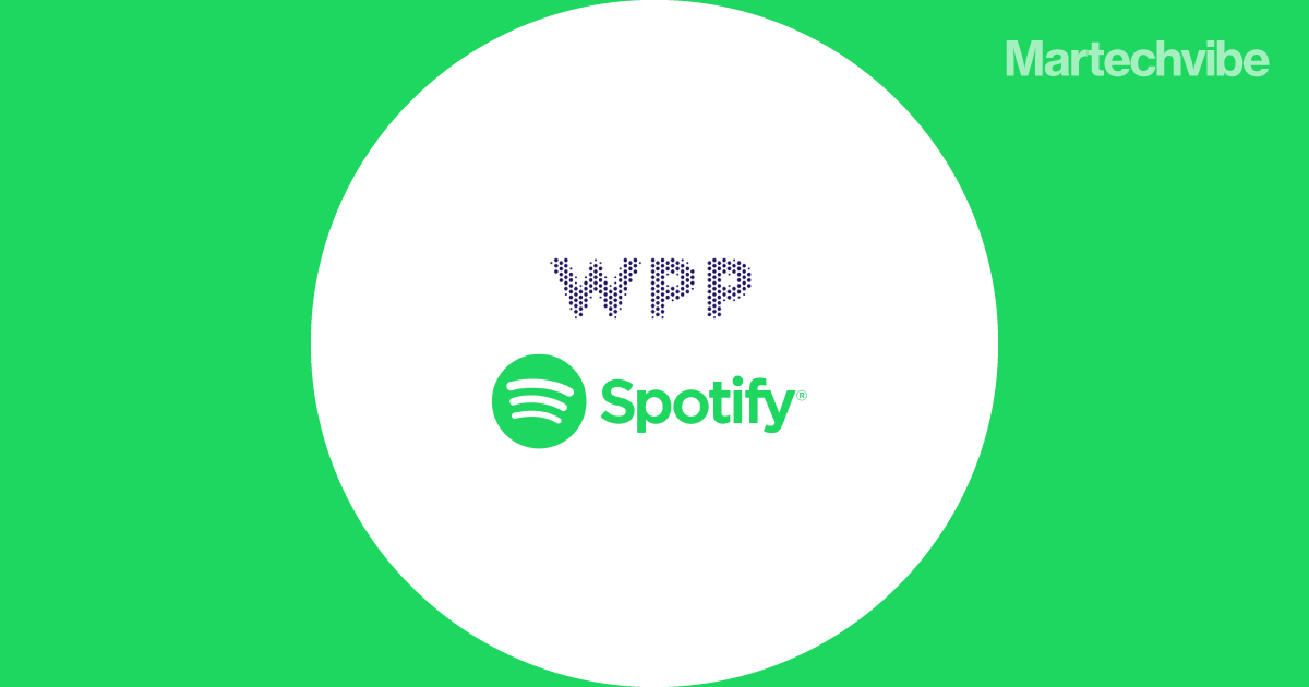 WPP & Spotify Announce First-Of-Its-Kind Global Partnership