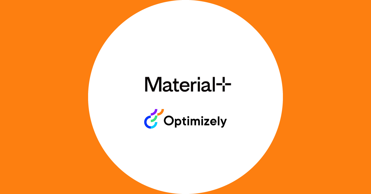 Material Partners with Optimizely