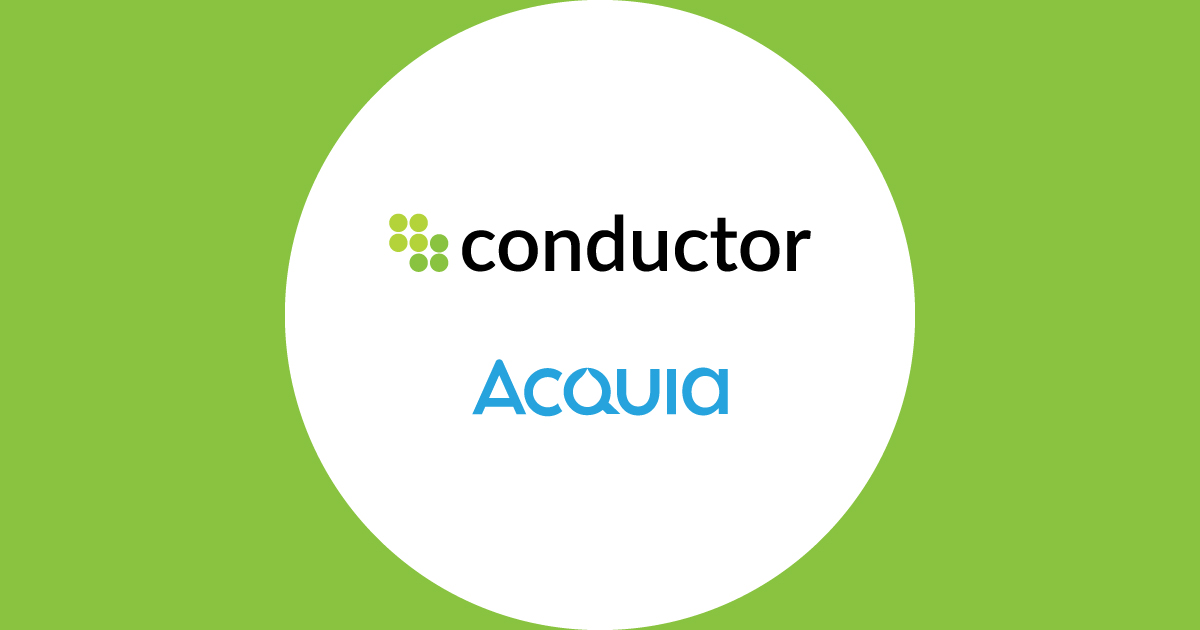 Conductor Announces Partnership with Acquia