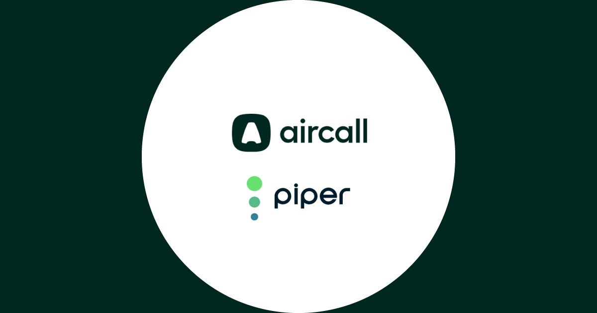 Aircall Announces Acquisition of Piper AI