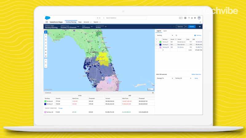 Salesforce Adds Territory Planning to Maps For Sales Leaders