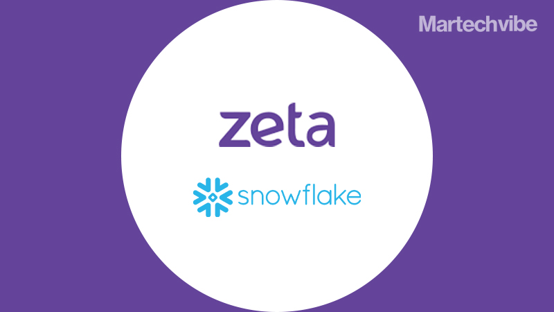 Zeta Partners With Snowflake To Launch Data-Driven Marketing Products 